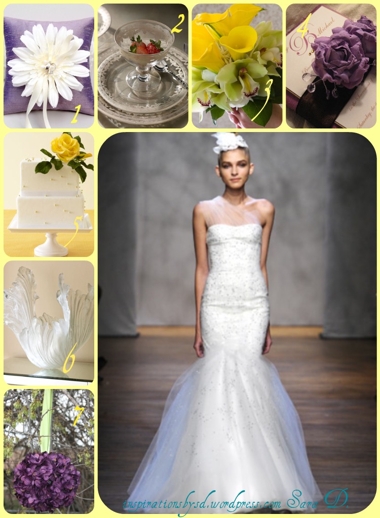 Purple and Yellow Wedding Collage Posted in Collage by Sara D 