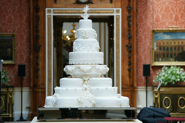 The royal wedding cake