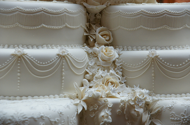 Details on the royal wedding cake